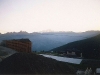Výhled z apartmánu na Mt. Blanc